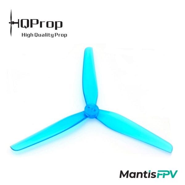 hq durable prop t5x2x3 propeller blue mantisfpv