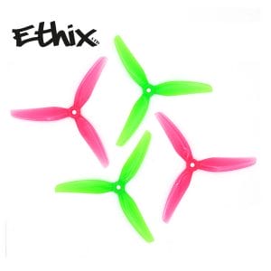 hq ethix s5 v3 props 5inch product watermelon green pink mantisfpv 1