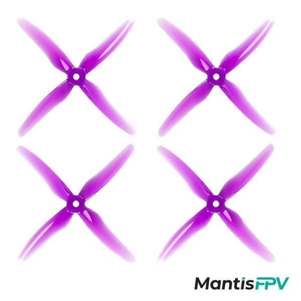dalprop 4 blade x 51455 prop purple mantisfpv