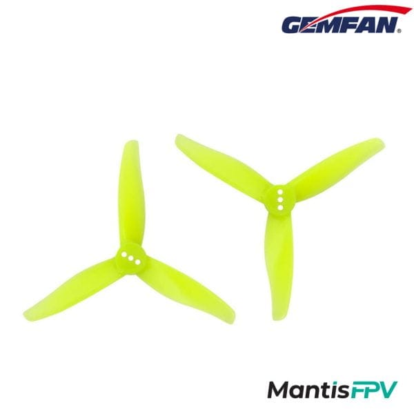 gemfan 3016 3 propeller product yellow mantisfpv