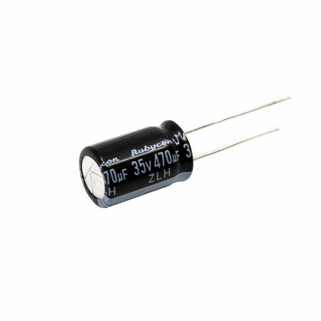 Rubycon 35V 470uF 10x16mm ZLH Capacitor - MantisFPV