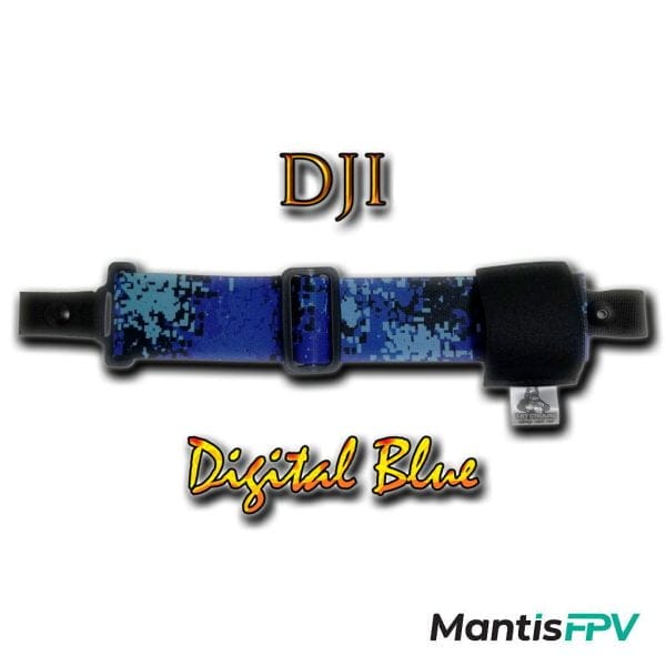 FatStraps digital blue DJI FPV Goggles Head Strap Australia MantisFPV product
