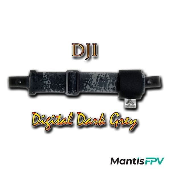 FatStraps digital dark grey DJI FPV Goggles Head Strap Australia product MantisFPV