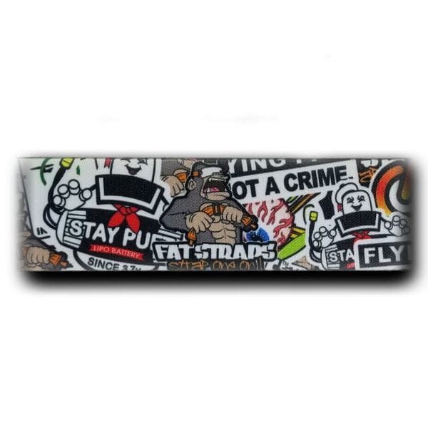 FatStraps sticker Bomb DJI FPV Goggles Head Strap Australia MantisFPV 2