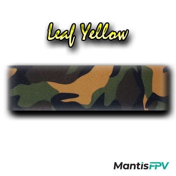 FatStraps yellow leaf mil spec DJI FPV Goggles Head Strap Australia product MantisFPV