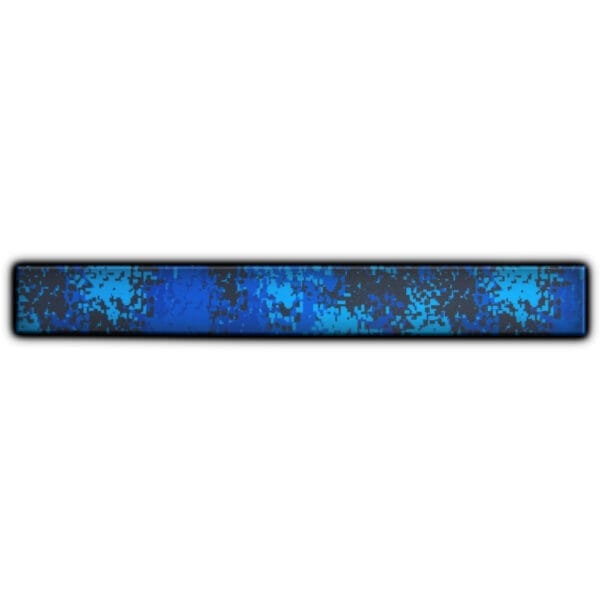 Fatstrap Digital Blue Goggles Head Strap Thick Buckle 1″ Wide Tabs