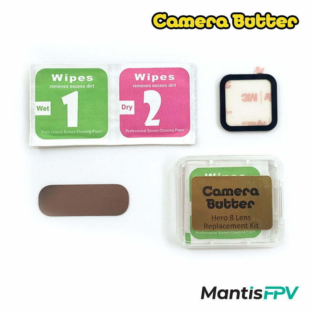 camera butter hero 8 glass lens replacement kit mantisfpv