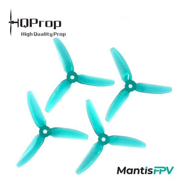 hq durable prop 4x4 3x3v1s blue mantisfpv