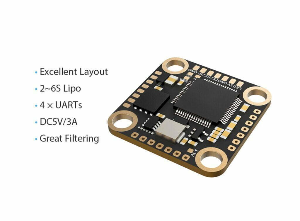Foxeer Mini F722 V4 Pro FPV Flight Controller ICM42688 5 foxeer mini f722 v4 pro fpv flight controller description 02