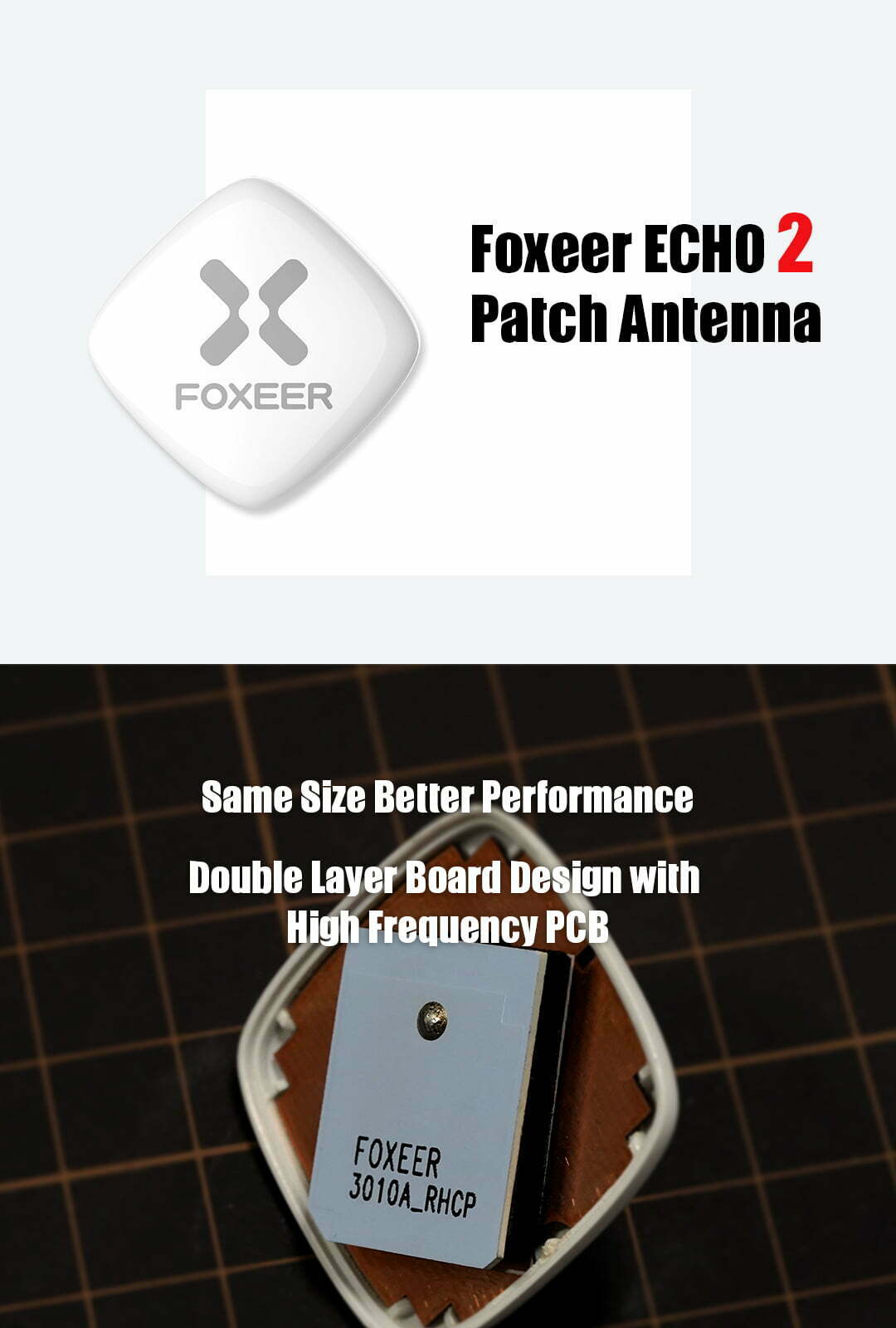 foxeer echo 2 9dbi directional patch antenna description mantisfpv australia 01