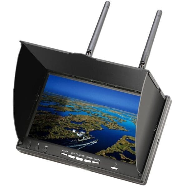 lcd5802d 5802 5 8g 40ch 7 inch fpv monitor with dvr build in battery australia mantisfpv e1720582601625