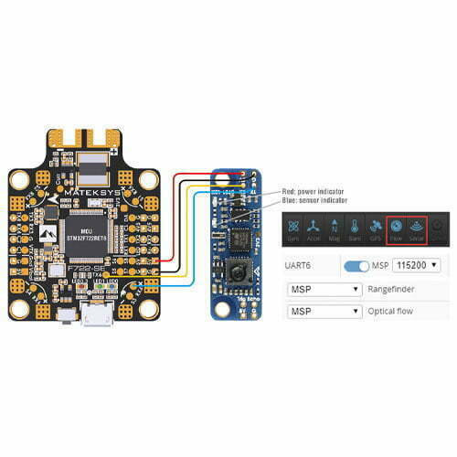 matek optical flow and lidar sensor 3901 l0x mantisfpv wiring guide