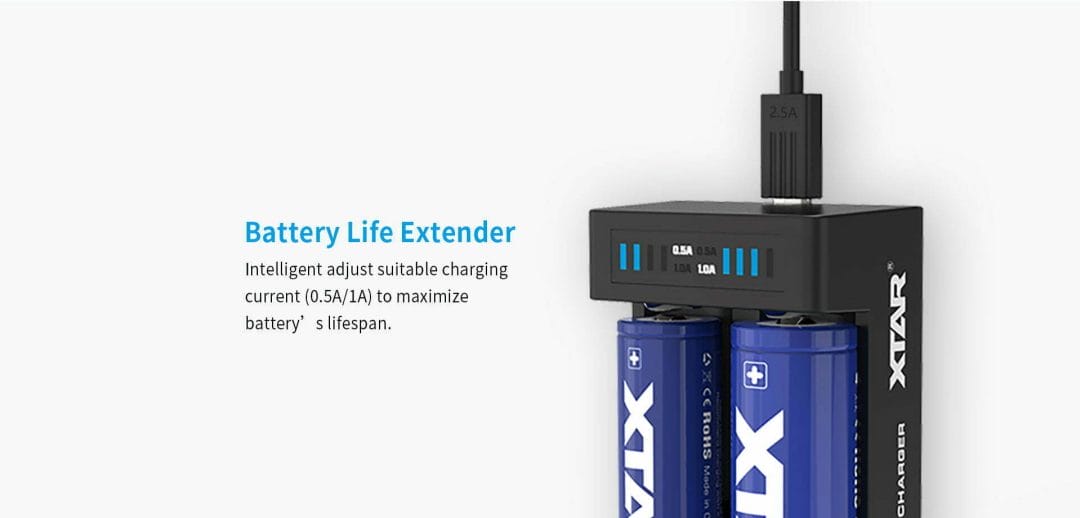 xtar mc2 plus usb 18650 battery charger mantisfpv australia product drones description 03