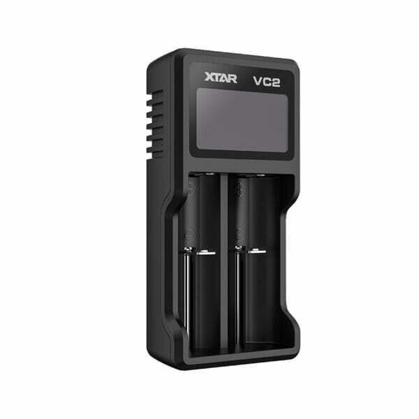 xtar vc2 usb 2 slot 18650 battery charger product mantisfpv australia image