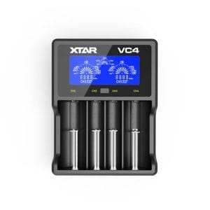 xtar vc4 usb 4 slot 18650 battery charger mantisfpv australia product