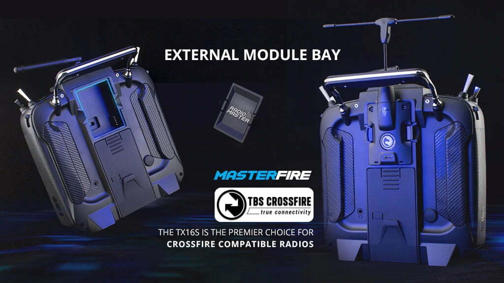 radiomaster tx16s mark 2 edgetx 16ch radio controller external module bay mantisfpv australia