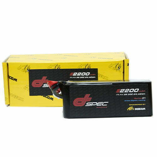 dspec racing series 01 2200mah 30c 11 1v 3s battery package mantisfpv australia quality product box dogcom package