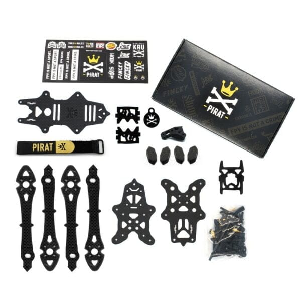 pirat hook v2 5 frame kit mantisfpv australia package