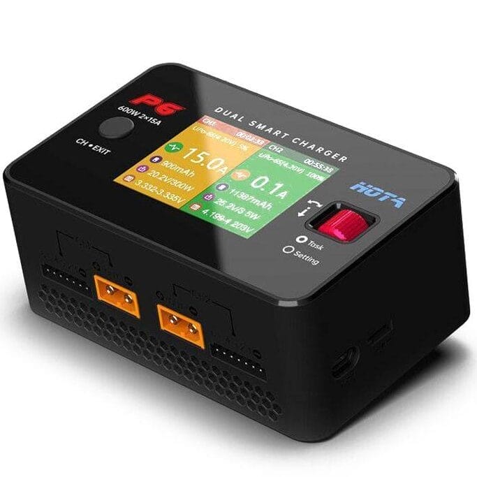 HOTA P6 Dual Charger 600W 15A 1-6S (DC charger) 1 HOTA P6 Dual Charger 600W 15A 1-6S (DC charger)