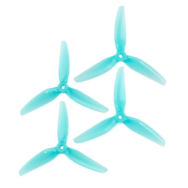 hqprop 5 5x3 5x3 poly carbonate propeller 2cw2ccw mantisfpv australia blue