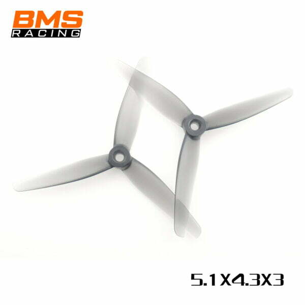 hqprop bms racing propeller 5 1x4 3x3 set of 4 mantisfpv australia black