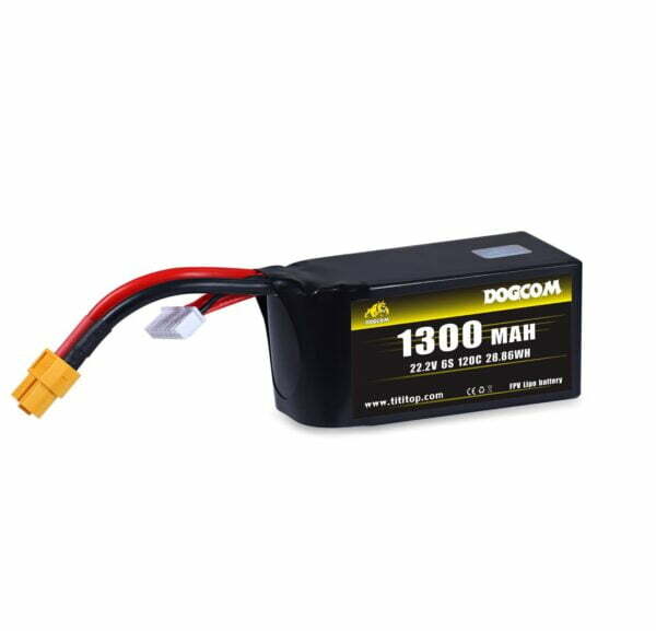 dogcom 120c 6s 1300mah 22 2v lipo battery mantisfpv australia product