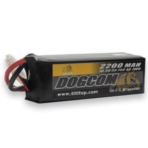 dogcom 75c 5s 2200mah 18 5v lipo battery syntegra australia product