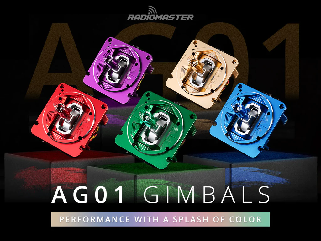 radiomaster ag01 coloured full cnc hall gimbal set for tx16s mantisfpv gold description mantisfpv 01 1