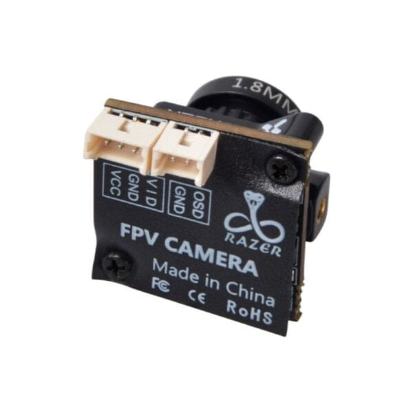 foxeer razer micro fpv camera 1200tvl 1 8mm 43 mantisfpv product australia plug
