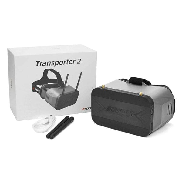 emax transporter 2 5 8ghz fpv goggles package mantisfpv