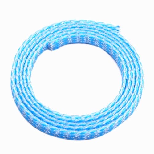 plexa cotton pet braiding wire protection 8mm 1m syntegra blue clear product 3