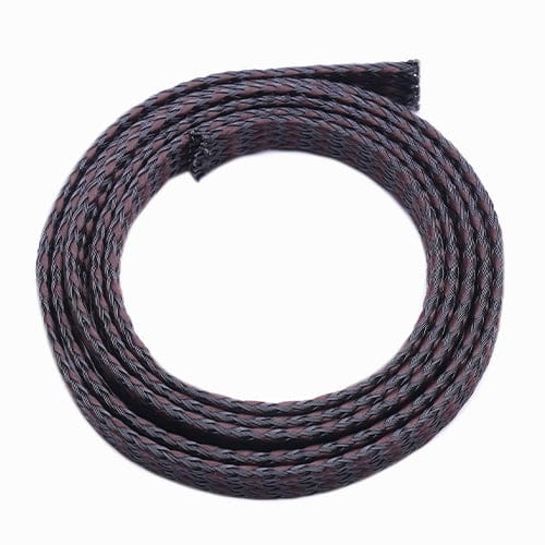 plexa cotton pet braiding wire protection 8mm 1m syntegra brown black product 3
