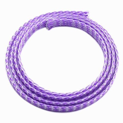 plexa cotton pet braiding wire protection 8mm 1m syntegra clear purple product 3