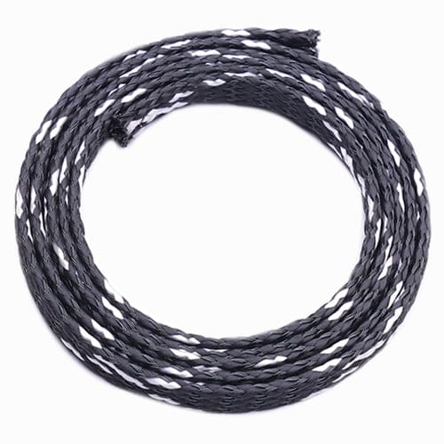 plexa cotton pet braiding wire protection 8mm 1m syntegra white black product 3