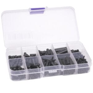 Plexa M2 Nylon Nut and Standoff Assorted Kit (260 pack)