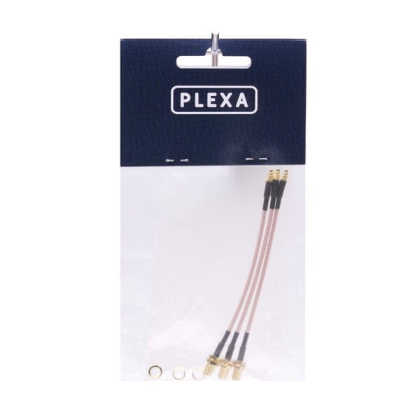 plexa sma female to mmcx straight connector 120mm 3 pack syntegra package 2