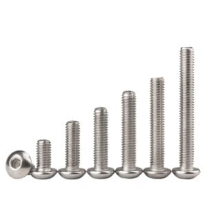 Plexa Stainless Steel Hex Button Head Bolts T5 Torx (10 pack)