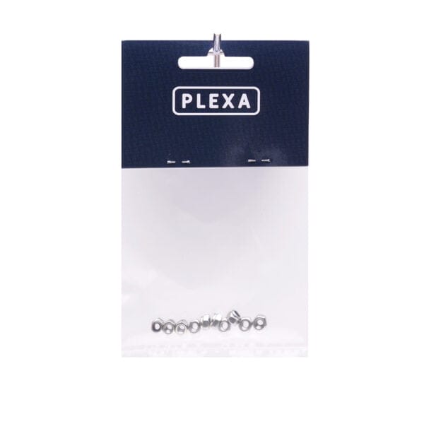 plexa stainless steel self lock nuts m2 m2.5 m3 10 pack syntegra package 3