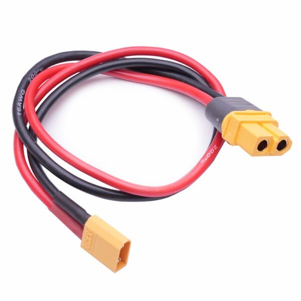 plexa xt60 female to xt30 male 30cm 16awg adapter cable product syntegra australia showcase 3