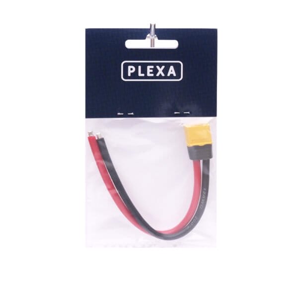 plexa xt60 male 12awg 150mm cable syntegra package 2