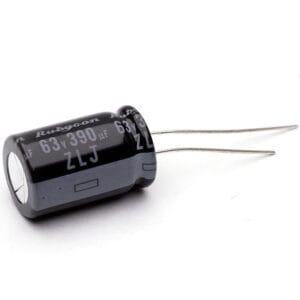 Rubycon 63V 390uF 12.5x20mm ZLJ Capacitor