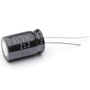 Electronics 143 Rubycon 63V 470uF 12.5x20mm ZLJ Capacitor
