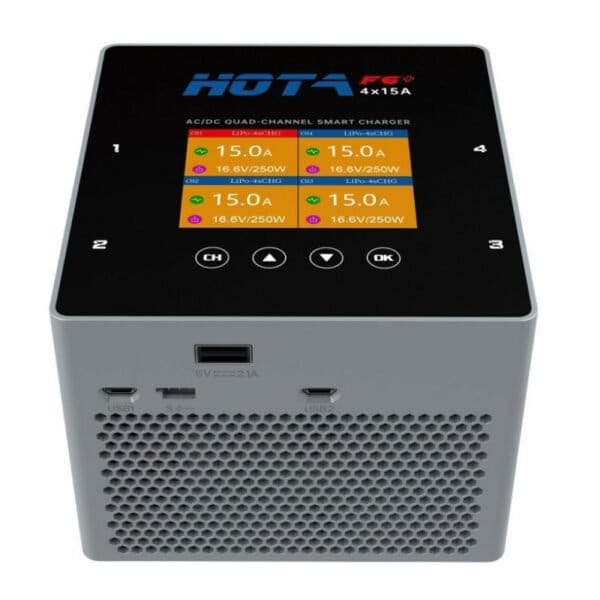 hota f6 plus quad channel ac720w dc720w 1 6s smart charger ac dc charger mantisfpv australia product