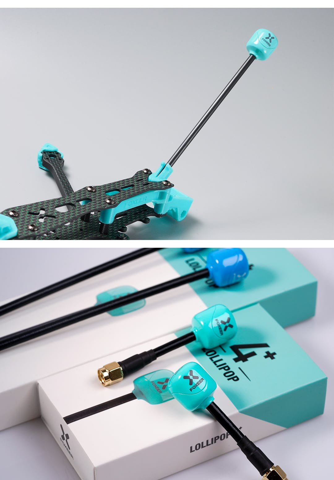 Foxeer Lollipop Plus Omni Antenna RHCP SMA (2 pack