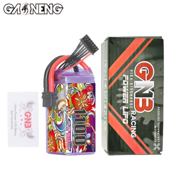 gaoneng gnb lihv 6s 22 8v 1100mah 120c xt60 lipo battery mantisfpv australia product height package