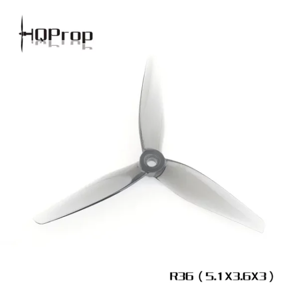 hqprop r36 5 1x3 6x3 fpv propellers set of 4 grey mantisfpv australia