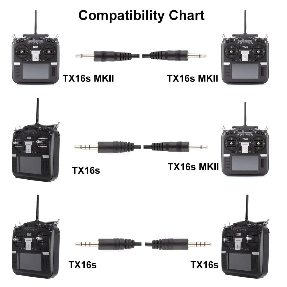 radiomaster trainer cable set mantisfpv australia product showcase chart