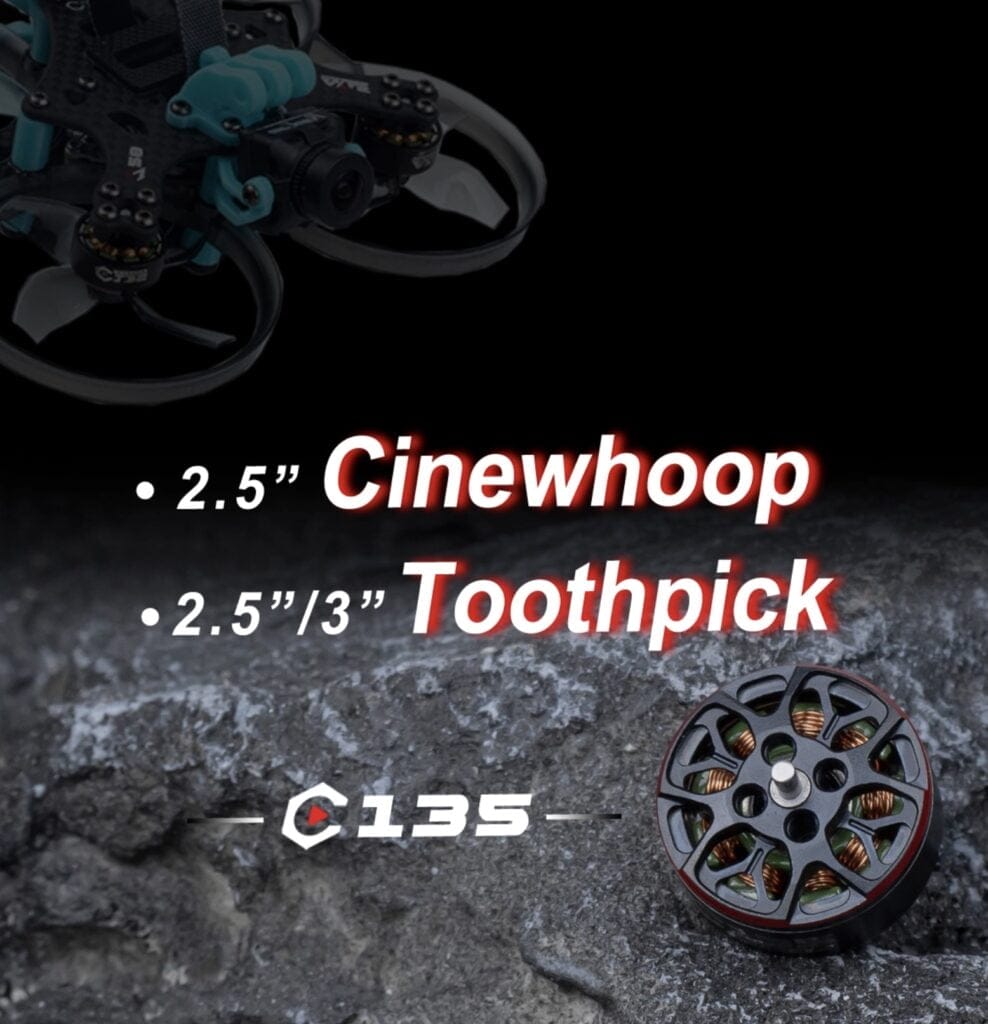 axis flying c135 1303 5 for 2inch cinewhoop and cinematic drone mantisfpv description 01
