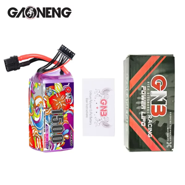gaoneng gnb lihv 6s 22 8v 1500mah 120c xt60 lipo battery mantisfpv australia product showcase package