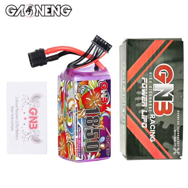 gaoneng gnb lihv 6s 22 8v 1850mah 120c xt60 lipo battery mantisfpv australia product showcase package